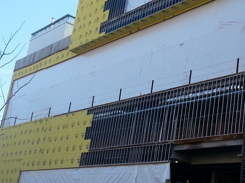 Exterior Shrink Wrap Walls