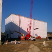 Office Building Shrink Wrap Containment