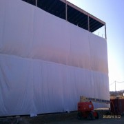 Shrink Wrap Installation Prior to Shrinking